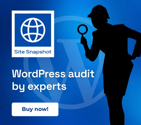 Site Snapshot WordPress Audit is a fast, high-value ($49) technical audit that helps freelancers, wordpress developers, agencies, and site owners fix hidden performance, SEO, and security issues (75+ critical points).