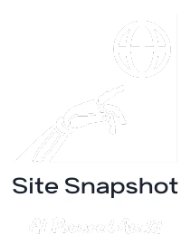 Icon Site Snapshot, WebSite AI powered Audit